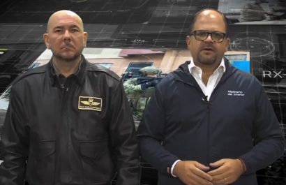 El ministro de Defensa, Gian Carlo Loffredo, y el de Interior, John Reimberg. FOTO: Captura de pantalla.