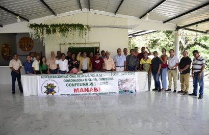Dirigentes del seguro campesino que no participarán en la marcha.