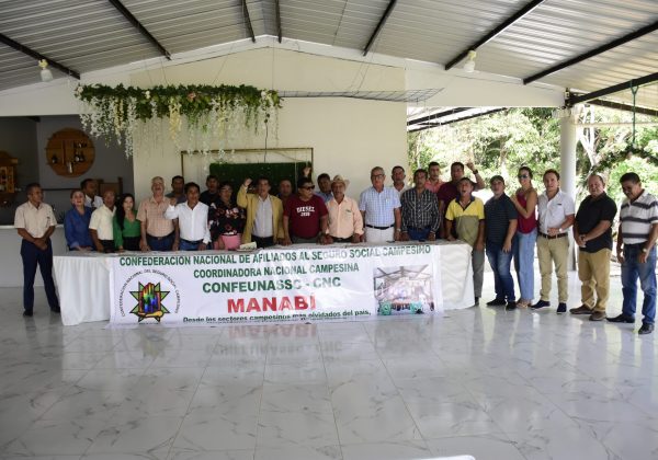 Dirigentes del seguro campesino que no participarán en la marcha.