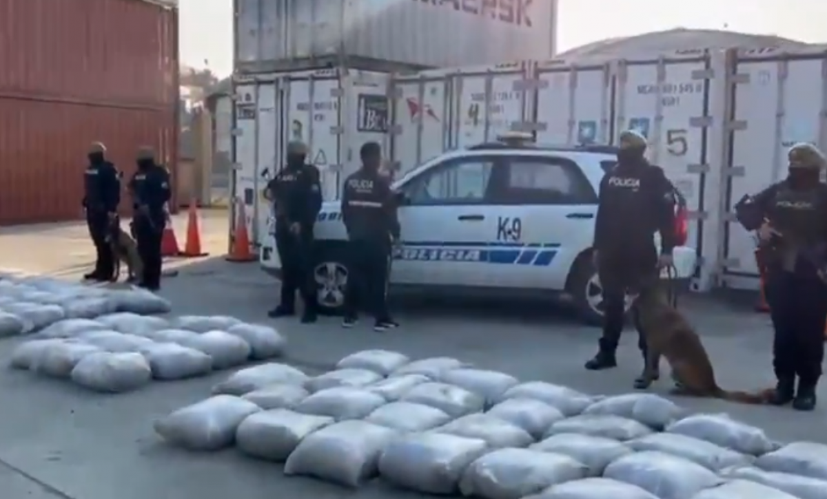 Droga decomisada Posorja Guayaquil