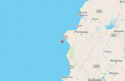 Reportan sismo de 3.9 grados a 38 km de Puerto López, sin daños