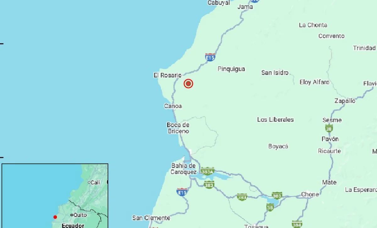 Sismo de magnitud 4.9 sacude San Vicente en medio de enjambre sísmico frente a Puerto López