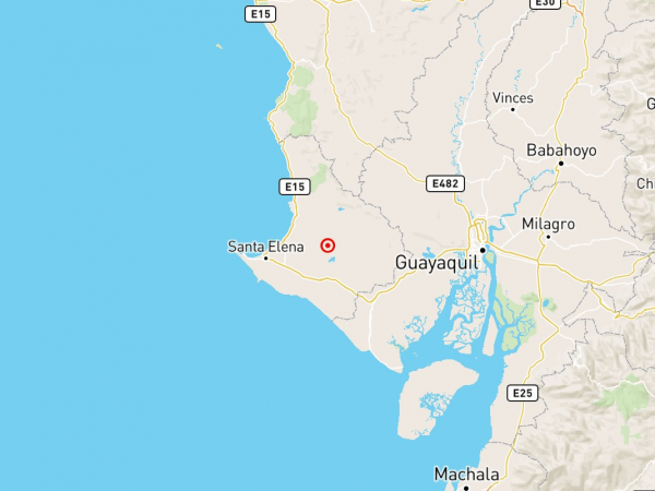 Temblor de 3.8 se registró en la provincia de Santa Elena sin reporte de daños