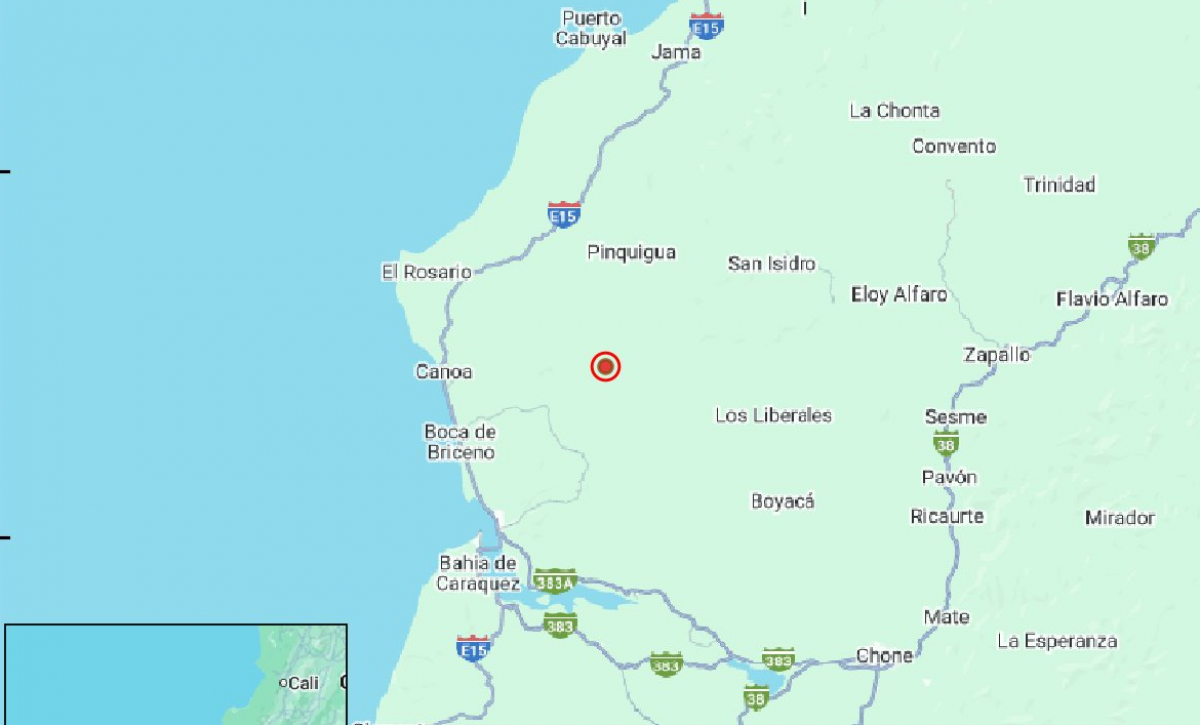 Sismos de 4.1 y 3.7 grados se sintieron en sectores de Manabí la noche del lunes