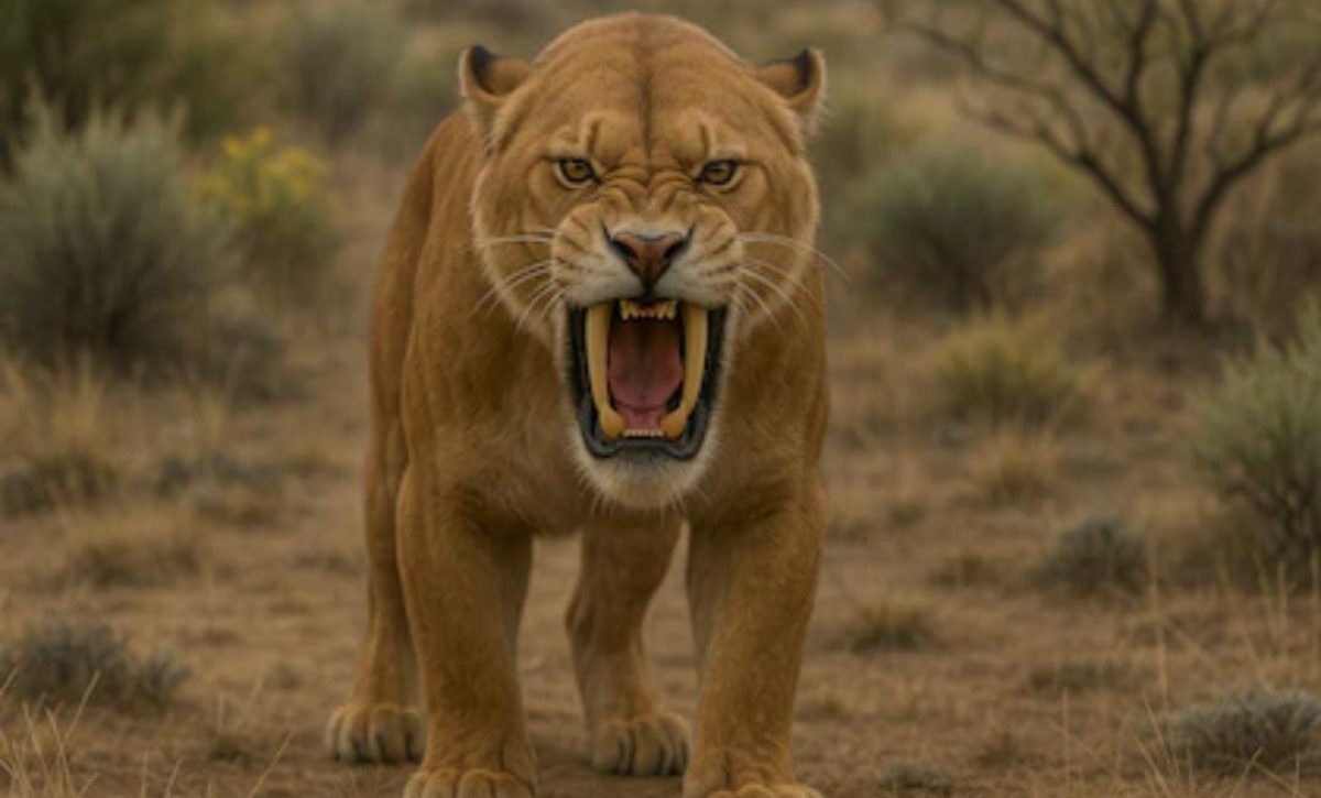 Investigación descarta la caza humana como causa de la extinción de los tigres dientes de sable.