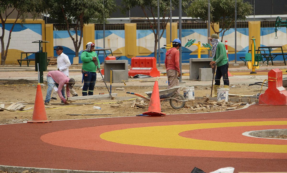 Uno de los proyectos más destacados es la renovación integral del parque Clemente Yerovi.
