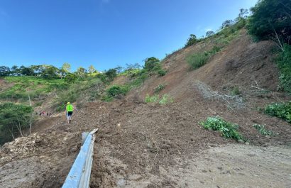 Deslizamiento en el Cerro Junín