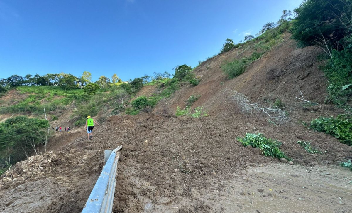Deslizamiento en el Cerro Junín