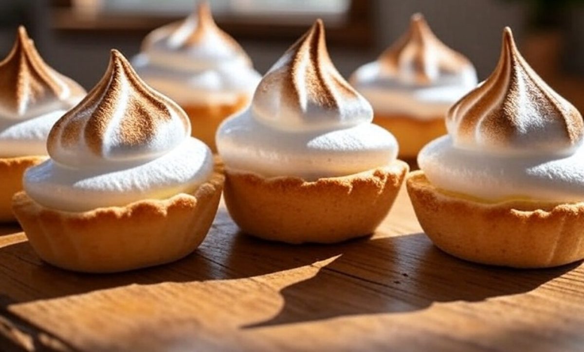 ¡Deliciosas y fáciles! Enamora a todos con estas tartaletas de limón con merengue