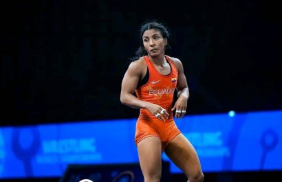 ¡Lucía Yépez a un paso del oro mundial! La ecuatoriana brilla en el Campeonato Mundial de Lucha en Croacia