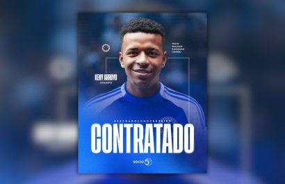 Así oficializó el Cruzeiro la contratación de Cheché Arroyo.
