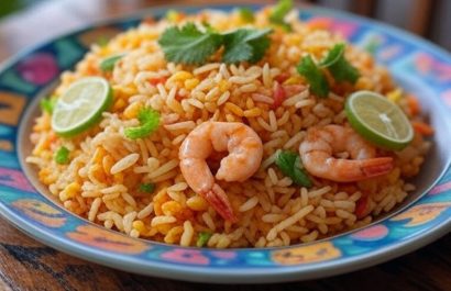 ¡Todo el sabor de la costa ecuatoriana! Descubre cómo preparar un rico arroz marinero