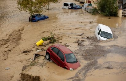¿Desastre en España Lluvias extremas inundan Aragón y Cataluña