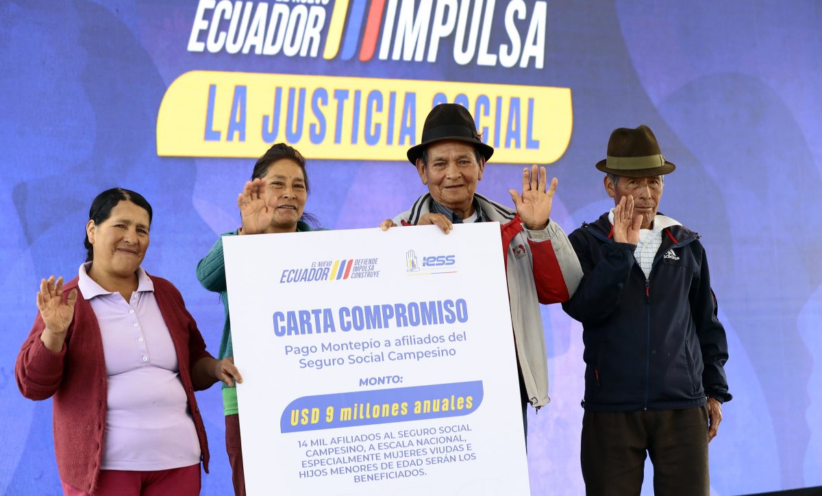 ¿Quiénes serán los beneficiarios del pago histórico del montepío que activa el Seguro Social Campesino?